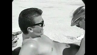 Crystal Wilder Takes Two Big Cocks Hard on the Beach - Blonde Double Penetration & Cumshot