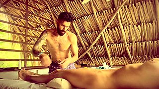 a massage with a happy ending on the beach