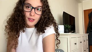 Blonde tight pussy babe solo toy fun in glamour masturbation