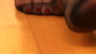 Nylon Soles Worship - Extreme Feet Tease, Dangling & Shoeplay