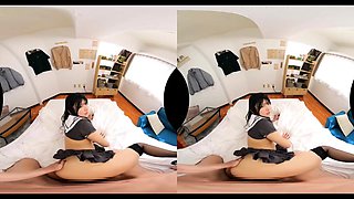 Great close up in japanese teen blowjob pov