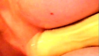 Blonde tight pussy babe solo toy fun in glamour masturbation