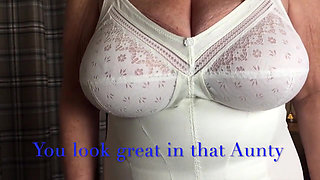 Vgq3 Aunty Sandra Getting Dressed