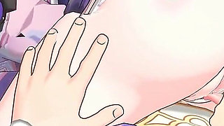 Genshin Impact- Mizuki Works Out Your Stress with a Lewd, Slippery Sex Session - 3D Hentai Animation