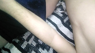 Side Fucking with My Skirted Girlfriend in Bed