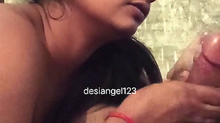 Desi bhabhi giving blowjob till cumshot in mouth