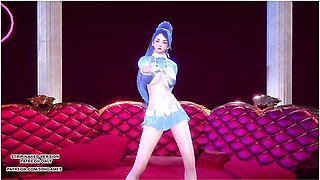 [mmd] Sunmi - Heart Burn Kaisa Sexy Kpop Dance League Of Legends Kda Uncensored Hentai