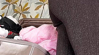 Hot Sexy Beautiful Blonde with All Natural Big Tits Comes for a Fashion Try on Haul Turns Into Softcore Porn Casting