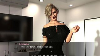 Hentai Stepmom Future Money Man Draws Stepson Into Shower For Big Cock Sucking