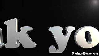 aughties model laps up cum from bowl