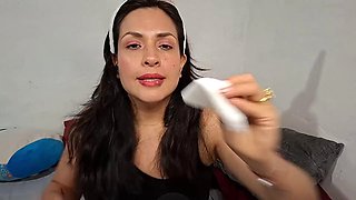 AstridCollins Spanish Daddy Facial Cleaning Roleplay ASMR