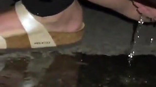 Messing Around in the Club, Public Peeing and BJ, and Morning Sex!