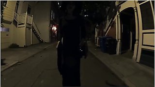 Flashing My Pussy In An Exposing High Cut Dress On Halloween