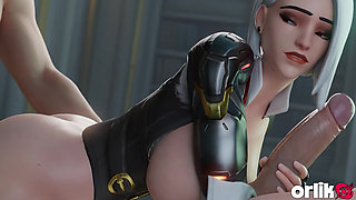 Ashe & D.va From Overwatch - 3D Animation