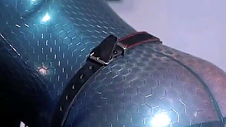 Lesbian Strap-on Suck Latex Rubber Fetish Video