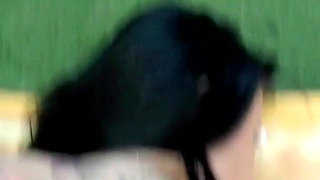 Sexy tattooed brunette with big ass gets fucked in POV