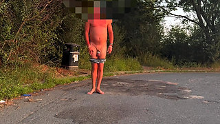 Showing off my tan naked in public