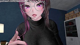 Your Hot Futanari Secretary Fucks You At Work Because She Was Bored