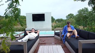 Future daddy-in-law is going to fuck her wet vag