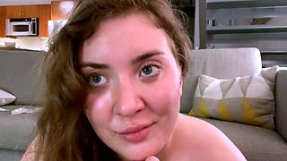 Big boob brunette masturbates on webcam