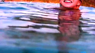 Blonde With Natural Big Boobs Loves Putting A Toy In Her