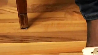 Worn Heels, Soft Soles - Slow Dangling in Stockings