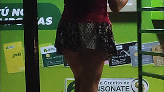 Miniskirt on the Street