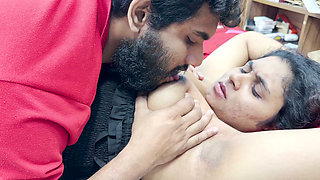 Malayali Girl Non Stop Boobs Suck by Mallu Boy