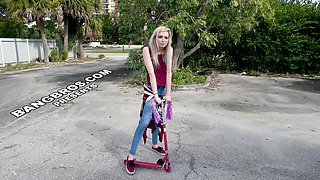 Horny 19 Year Old Hops on The Bus