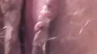 Vintage Hairy Girl Big Labia Sloppy & Messy! Lena