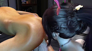 3D Big Boobs Skinny Babe Naked Her Perfect Boobs Got Fucked so Hard