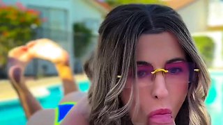 Poppyandzach The Pool boy Caught me Masturbating