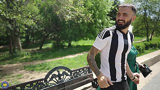 Young Man Gets Picked Up By A Horny Cougar To Fuck At Home