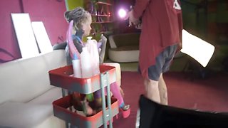 Lily Lu And Nikolaz Zpageti In Behind The Tattooed Trouble Went Too Far