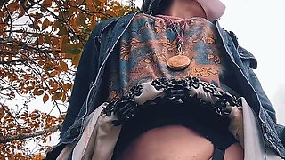 No. 198 a Walk in the Park with My Pussy Exposed