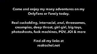 Hotwife Rachel Takes Rough Anal Creampie - Big Load in Her Ass