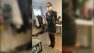 Latina Tied up and Gagged with Microfoam (hd)
