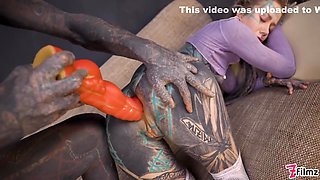 Lily Lu - Alternative Girl Drilled In The Ass By Dick, Toys, And Machine