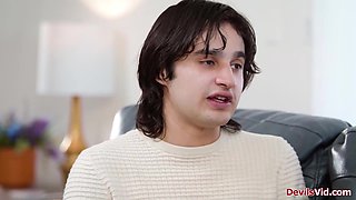 Stepson fucks his stepmoms lesbian wife