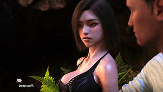 Dominos Beach 6: Jhon Night Surfing First Time & Zoe Cave Hookup