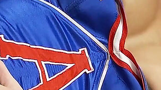 Babes in Uniform Scene 4 Busty Blonde in Pigtails Chloe Conrad and Lingerie Enjoys Her Dildo Alone