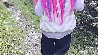 I Met Pervert Submissive Girl Outdoor and Punished Her Pussy