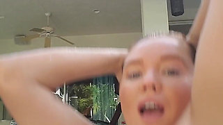 Naked Pool Fun in Slo-mo These Boobs Make Quite the Splash Don't They?