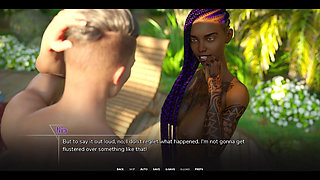 Taboo University - Big Titty Emo College Girl Gets Conforted by Busty Black Girl with Tattoos
