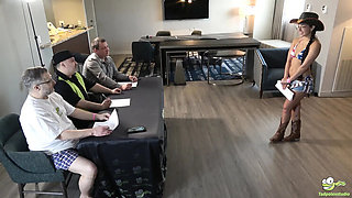 Madison Wilde Takes a Massive Gangbang Creampie Casting