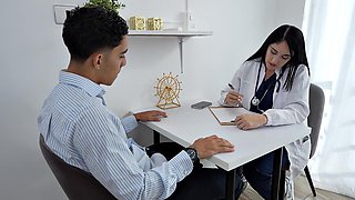 Doctor Stunned by Patients Massive Monster Cock and Fucked Hard