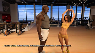 My Hotwife - Gameplay - Roleplay - Nudist Beach,gym Visit
