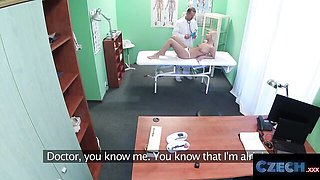Czech Blonde Nathaly Cherie Seduces Her Family Doctor