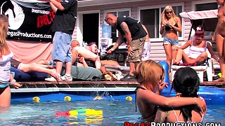 Queens and vixens unite for a wild poolside bash