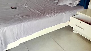 Fuck and Creampie for a Busty Babe on the Bathroom Floor